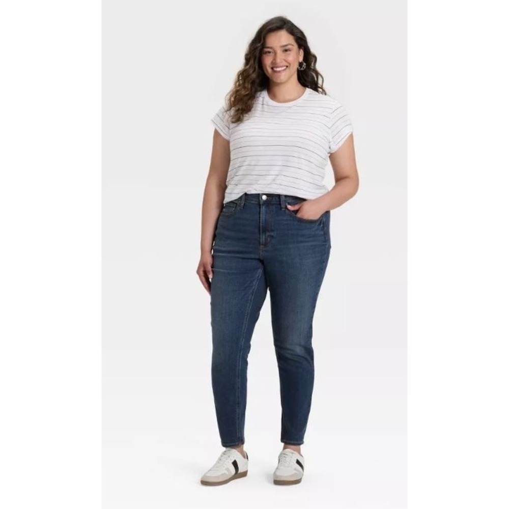 Universal Thread Women's High Rise Everyday Skinny Blue Jeans Dark Wash Size 26